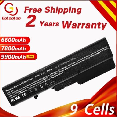 Golooloo 6600mAh Battery For Lenovo IdeaPad G560 V360 V470 V370 B470 G460A/L G560 Z460 Z465 Z560 Z565 Z465A-PTH Z465A-NEI