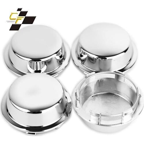 4pcs 74mm 64.5mm Silver Pure Base Car Wheel Center Cover Rims No Emblem Auto Tuning Universal Hub Caps For Alloy Wheel