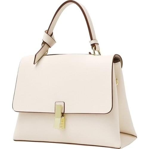 Leather Female Bag 2020 New Tide Net Red Fashion Handbag Large Capacity Temperament Joker Shoulder Cross Female Bag