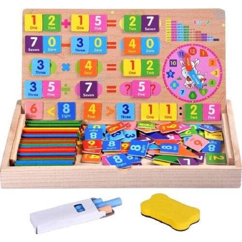 Montessori Multi-function Digital Operation Learning Box Kindergarten Children Educational Toys Magnetic Learning Teaching Aids
