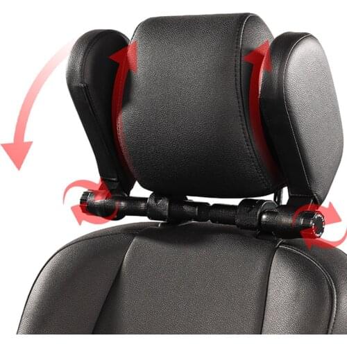 Car Seat Headrest Pillow Neck Support Pillow For Car Sleep Side Head Support High Elastic Nylon Telescopic Support Side Kids
