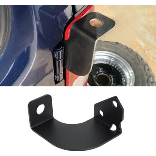 Rear Tailgate Taillight Antenna Mount Bracket Holder Stand for Suzuki Jimny 2007-2017 Car Exterior Accessories PVC Black