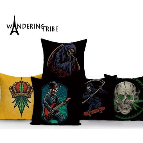 Festival Style Pillow Covers Pillows Decor Home Cushions Cover Halloween Pattern Decorative Pillows Home Pillow Cover Kussenhoes