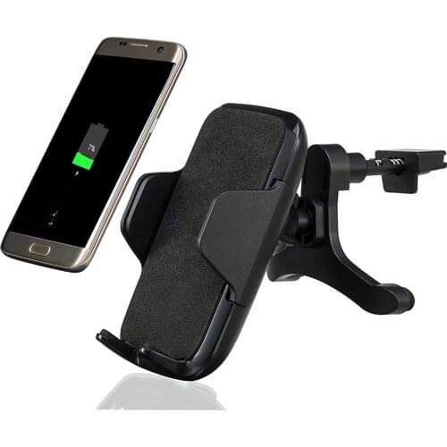 Qi Wireless Car Mount Charger Air Vent Holder Charging Cradle for Samsung S9 S8 plus S7 6 edge Note 8 6 5 for iphone 8 7 6s plus