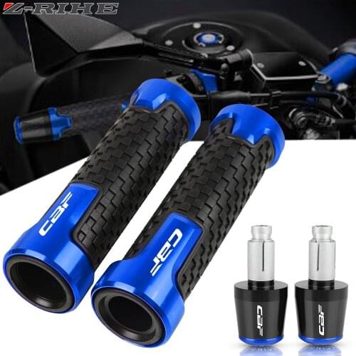 Handlebar Grips FOR HONDA CBF 125 250 500 190R 600 CBF600SA CBF600S ABS CBF1000 Motorcycle CNC Hand Handle Bar Ends Cap Plug