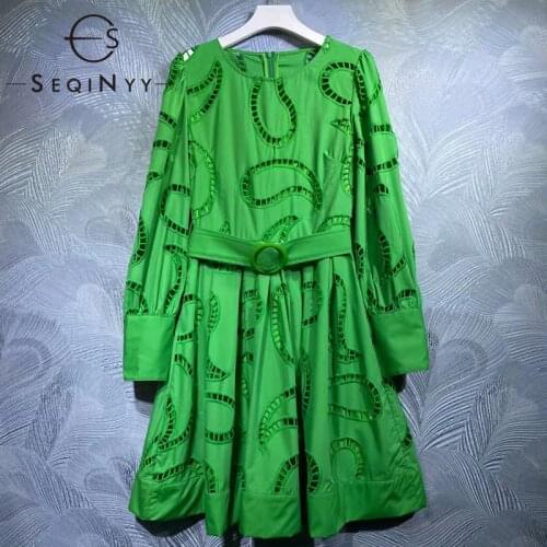 Летние платья из хлопка SEQINYY China At AliExpress