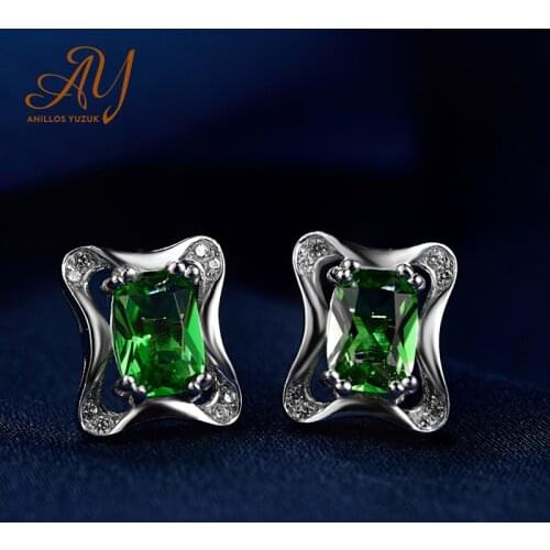 Anillos Yuzuk 100% Really Silver 925 Jewelry Classic Stud Earrings For Women 925 Sterling Silver Stud Earrings Fine Jewelry Gift