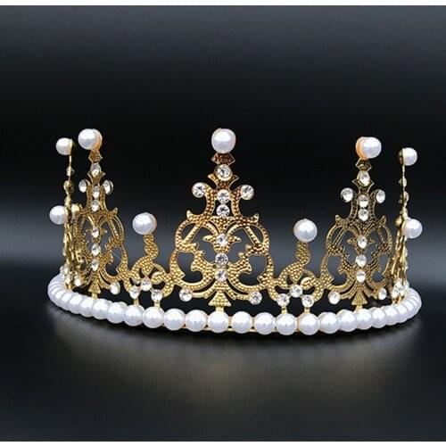 1pc Princess Crown Cake Topper Birthday Ornaments Headdress Crown Topper Cake Decoration For Birthday Party Supplies Women Girl