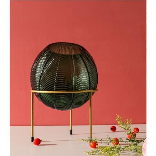 Vase Living Room Dried Flowers Nordic Ins Style Glass Transparent Dill Home Plastic Decoration Accessories Flower Vases For Home