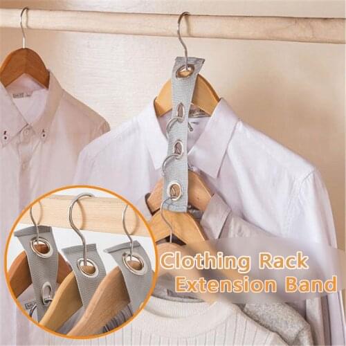Closet Hanger Wonder Space Save Magic Extension Connection Clothing Rack Band