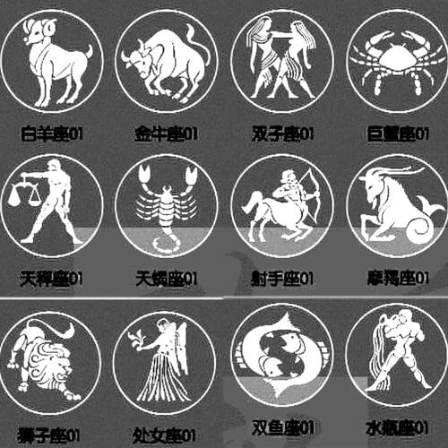 Magic zodiacal signs wax seal brass Metal head,Scrapbooking wax stamp sello Twelve constellations, Vintage Gift high quality 138