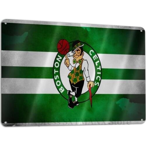 Boston Celtics Sign 11.8*7.9 In One Size Metal Tin Signs For Home Decor