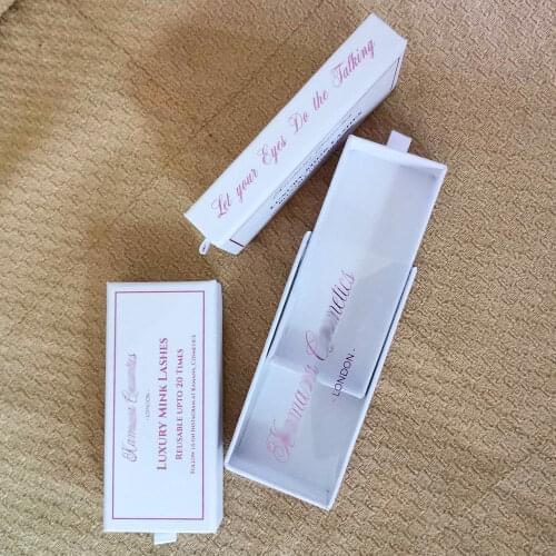 100pcs eyelashes pacakge customized Private label eyelahses box mink lashes wholesale make your own brand free express DHL/UPS