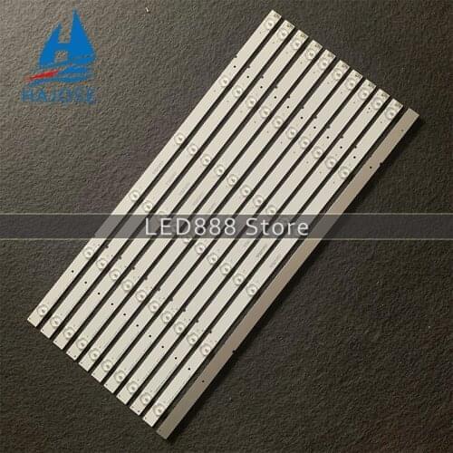11pcs x 50 inch LED Backlight Strips for Hisense LED50K20JD LED50EC280JD SVH500A22_6LED_131113 LED50EC590UN LED50K220 320U
