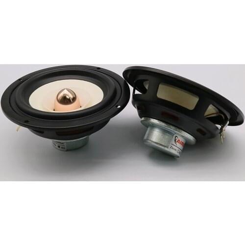 4-inch Full-range Mid-woofer 15-30W 4/8 Ohm 25 Core Neodymium Magnet, High Power for Home Theater, Car Modification Square/round