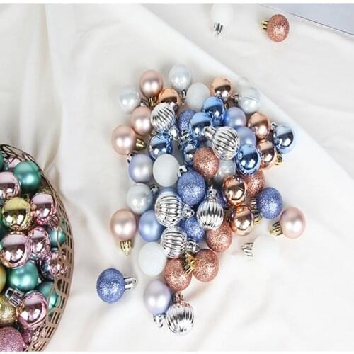99PCS/Box Christmas Tree Decor Ball Xmas Party Hanging Ball Ornament Decorations For Home Christmas Decorations Gift
