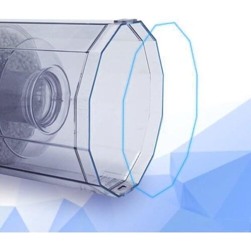 Round Shape Aquarium Filter Bucket Automatic Suction Cleaner Multi-Functional Bio Filter Cartridge with Bio Balls for Fish