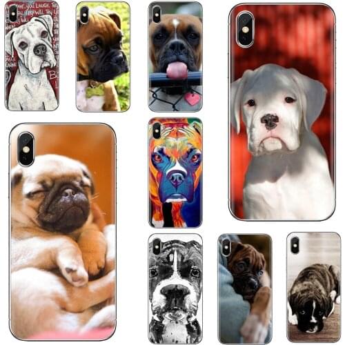 Boxer dog puppy For Xiaomi Redmi 2 S2 3 3S 4 4A 5 5A 5 6 6A 7A 9 9T 9C 9A Pro Pocophone F1 Sexy Silicone Phone Case