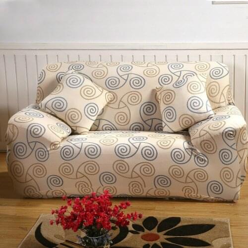 Big Elastic Living Room Sofa Cover Anti-Mite Cover For Couch Printed Armrest Sofa Towel Single/Double/Three/Four-Seat Sofa Cover