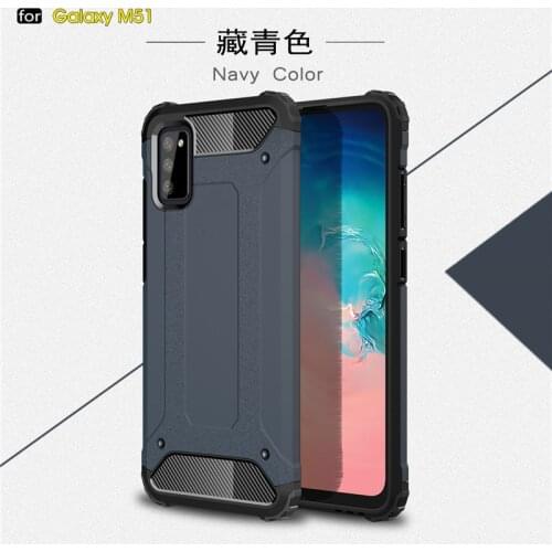 For Cover Samsung Galaxy M51 Case Armor Case For Samsung M51 Cover For Samsung M31S M21 M01S 11 A51 A71 Note 20 Ultra M51 Fundas