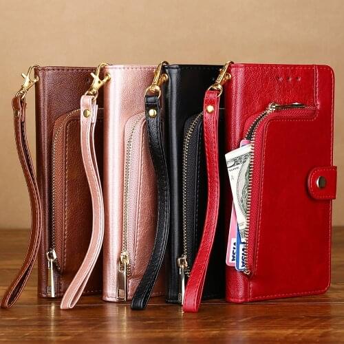 Luxury Leather Case for Cubot X30 J3 Pro P20 P30 P40 X19 X18 Plus Nova Power Note 7 R9 R11 Zipper Wallet Book Flip Cover