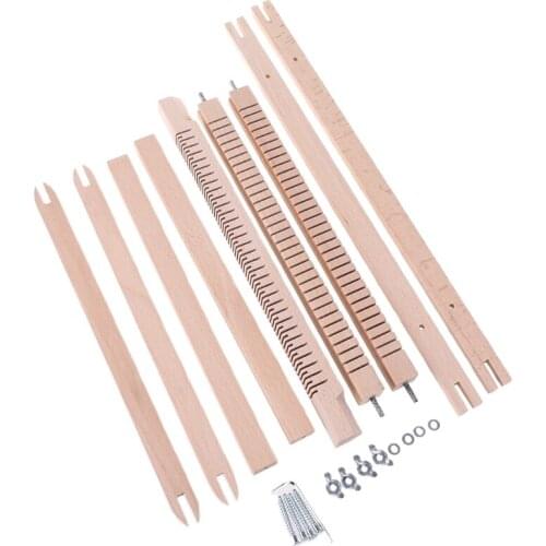 Wooden Loom Knitting Machine Weaving Craft DIY Wool Knitted Handcraft Tool Kids Educational Montessori Toys