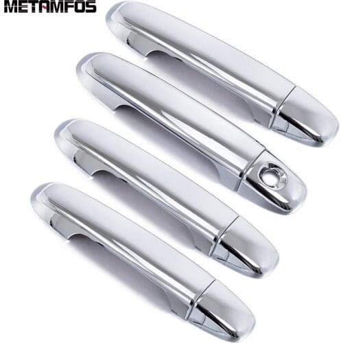 For Toyota Camry 2012 2013 2014 ABS Chrome Door Handle Catch Cap Protection Cover Trim Sticker Exterior Accessories Car Styling