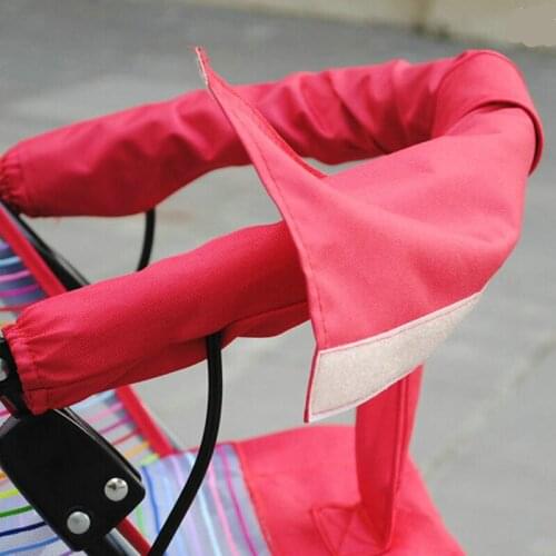 Hot Sale Baby Stroller Armrest Cover Protection Stroller Large Rotary Gloves Oxford Washable For Stroller Armrest Accessories