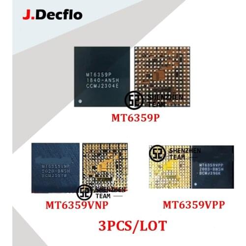 JDecflo 3PCS PMIC MT6359P MT6359VKP MT6359VMP MT6359VNP MT6359VPP MT6359 Power IC For REDMI NOTE8 PRO VIVO NEX3 Reno2 Repair