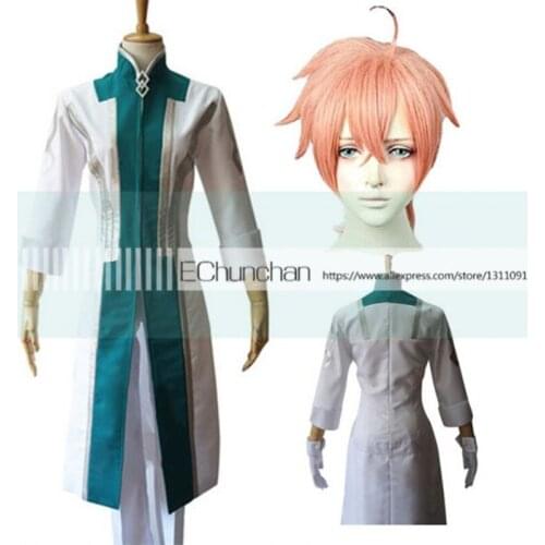 Fate/Grand Order Dr costume Romani Akiman Cosplay Costume for Adult includes the gloves and cosplay wig
