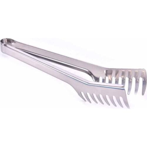 Kitchen Accessories Stainless Steel Noodles Clip Food Comb Spaghetti Tongs Pasta Clip Food Holder for Cooking Pasta Restaurant