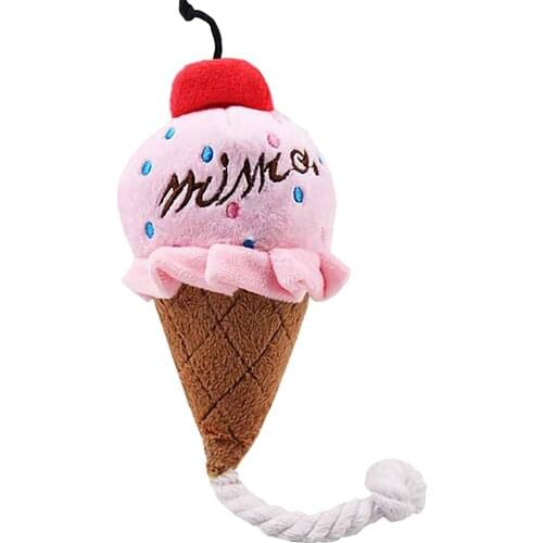 Legendog Cute Pet Toy Creative Cartoon Interactive Plush Pet Chew Toy Pet Squeaky Toy For Pet Supplies