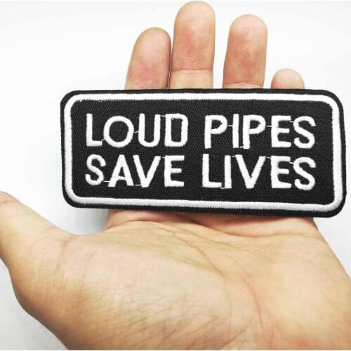 Loud Pipes Honor The American Soldier Letters Wholesale Iron on Embroidered Cloth Clothes Patch For Clothing Girls Boys