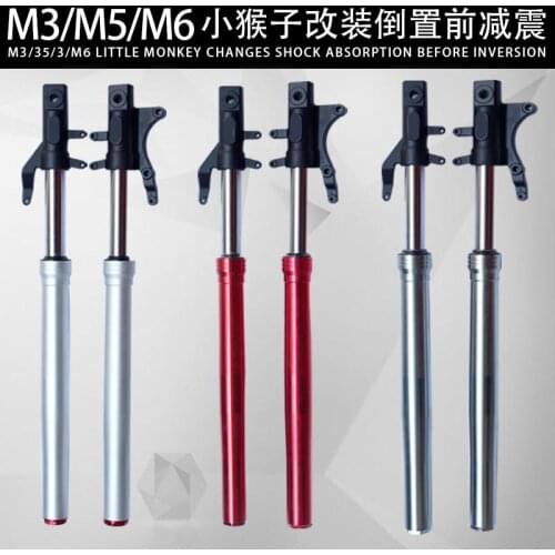 Motorcycle Front Forks Front Shock Absorbers Suspension 665mm 720mm For Monkey Bike Honda Msx M3 M5 M6 Electric Motorbike
