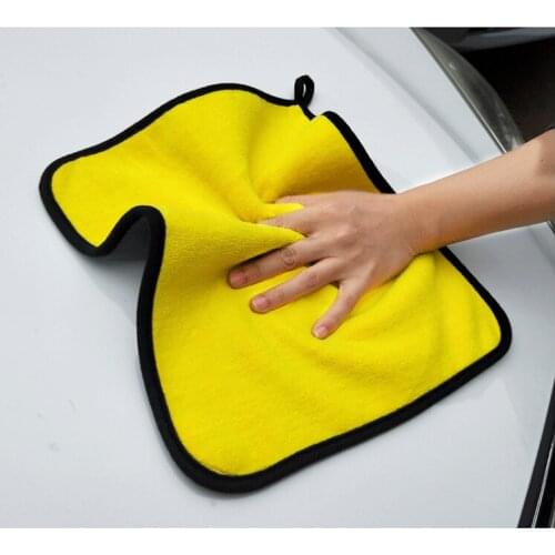 Thick Plush microfiber towel car washing accessories super absorbent car cleaning retail fabric for Honda car