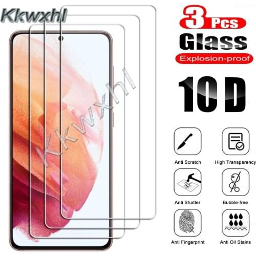 3PCS Tempered Glass For Samsung Galaxy M12 M32 M42 5G M62 Quantum 2 S21 Plus Xcover 5 A01 Core Protective Screen Protector Film