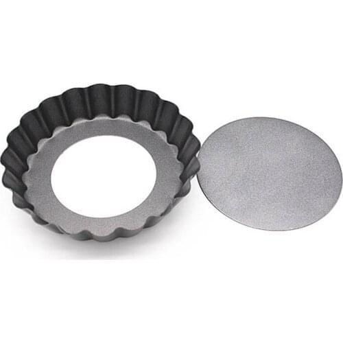4inch Nonstick Removable Bottom Mini Tart Pan Pizza Baking Tray Mould Cake Mold Cheesecake Pan