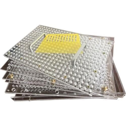 800 Holes Acrylic/Plexiglass/Organic Glass Manual Hard Gelatin Capsule Board Filler