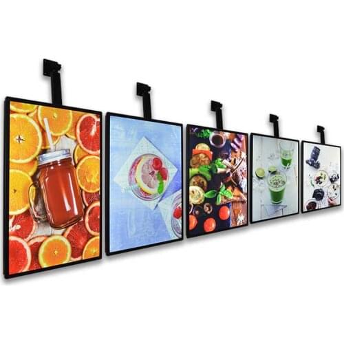 Aluminum alloy advertising menu sign light box led frame poster light menu board