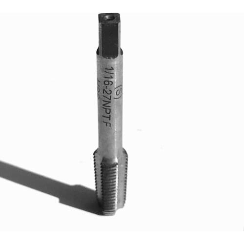 Free shipping 1pc HSS6542 made NPTF1/16-27 Pipe Taper Tap hss machine taps for pipes inner threading making