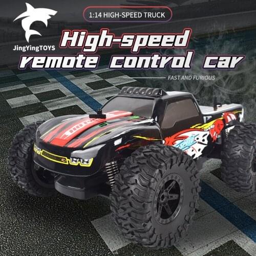 Big size model rc car 1:14 2wd tells off-road climbing rc car 2.4g radio remote control car high speed short truck rc car toy