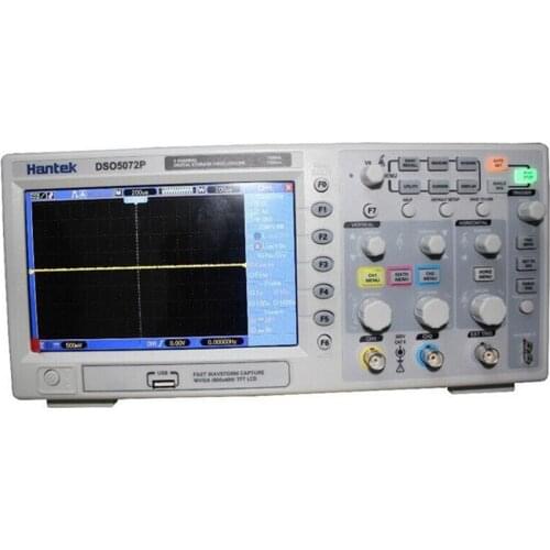 DSO5072P Digital Oscilloscope 70MHz 2 Channels 1GSa/s 7'' TFT LCD Record Length 40K USB AC110-220V