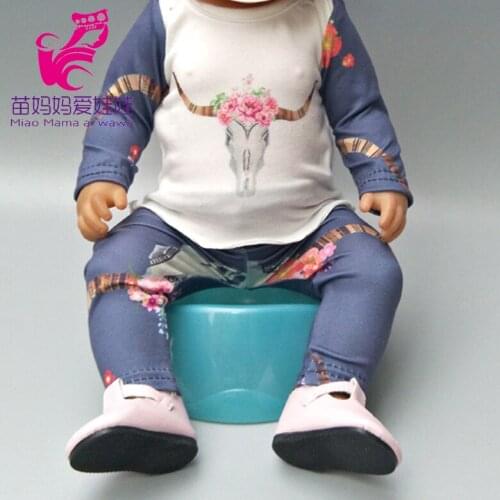 Baby Doll clothes reindeer pajamas night gowndoll clothes for 18" baby dolls coat children toys wear