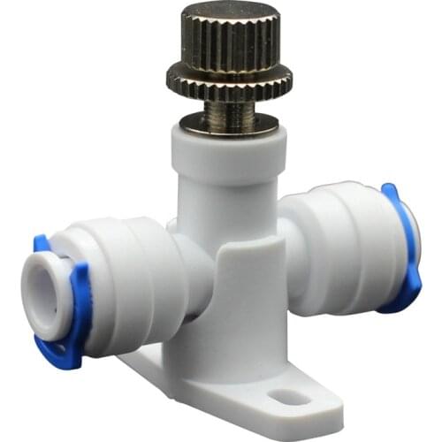 2pcs 1/4 Flow Control Valve RO Reverse Osmosis Membrane Water Purifier Waste Water Than The Regulator Control Valve