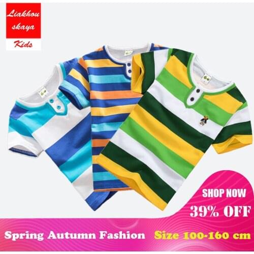 Liakhouskaya 2018 High Quality Polo Shirt For Boys Short Sleeve Kids T Shirts Uniform Clothing Boys School Us Polo Shirt Clothes