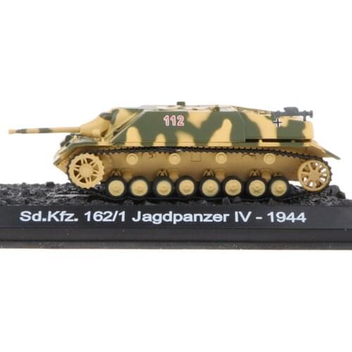 1:72 Sd.Kfz.162/1 Jagdpanzer IV-1944 Army Tank Diecast Model Figure Toy Collectibles Home/Office Decor Display