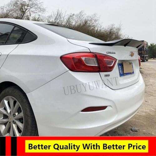 Fit For Chevrolet Cruze 2017 2018 ABS / Carbon Fiber Exterior Rear Spoiler Tail Trunk Boot Wing Decoration Car Styling