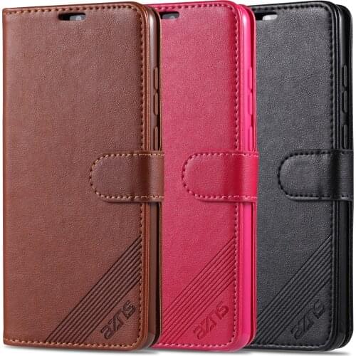 AZNS Case for Xaiomi Redmi 9 9A 9C PU Leather Cover Card Holder Wallet Case fundas coque