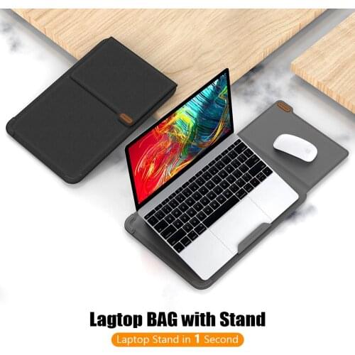 14 inch Laptop Sleeve Bag with Stand Function for MacBook Air/Pro 13.3 For Microsoft Surface Book For Huawei Matebook Notebook