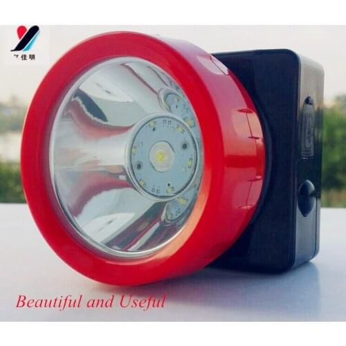 Led Lamp as Flashlight 24pcs/lot Hot Sale Red Ring LED Headlamp Miner Light Cordless Miner Lamp 18650 Batteries Via DHL